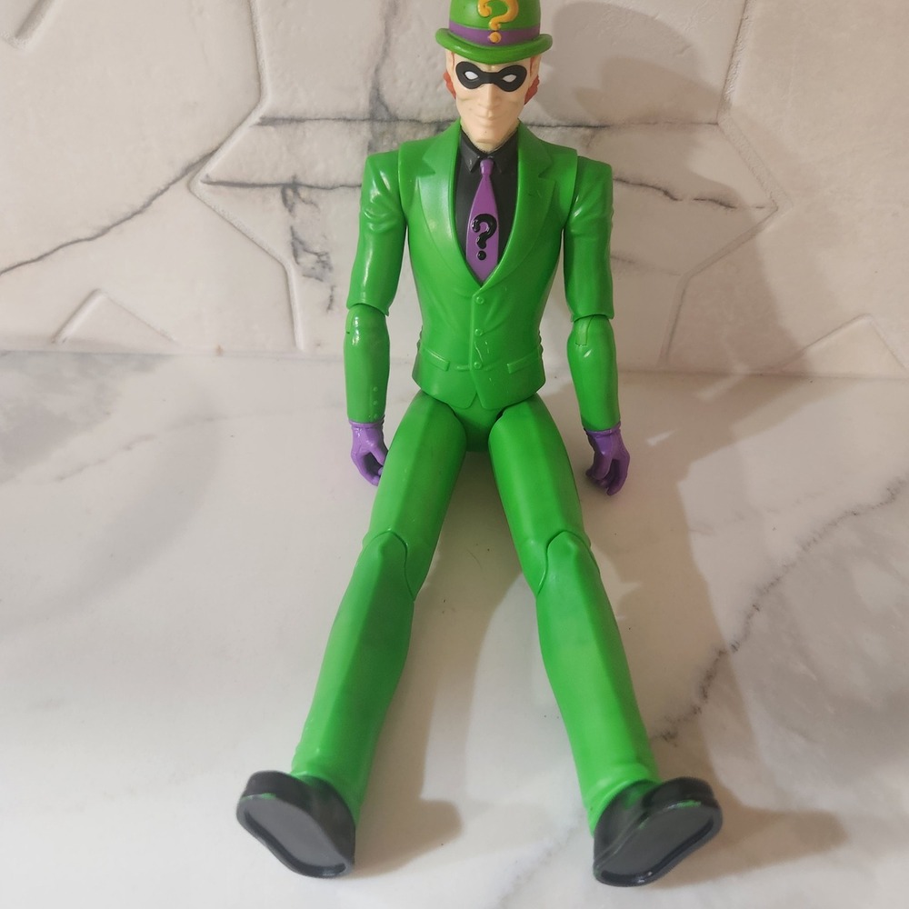 DC Comics The Riddler Batman Action Figure Toy Collectible Green Suit